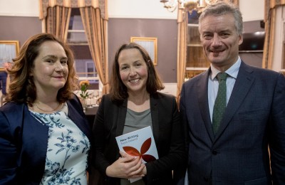 Sinéad Mac Aodha, Audrey Magee and Dr Patrick Prendergast
